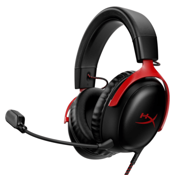 HyperX Cloud III gaming headset black and red